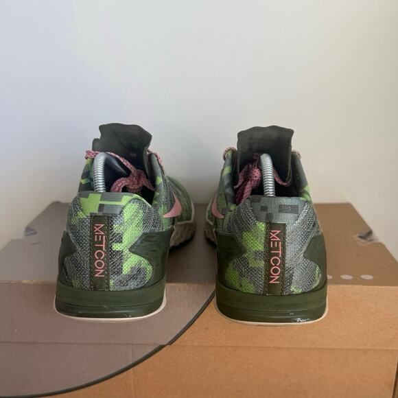 Nike Metcon 3 AMP ‘Legend Green Bright Melon’ Women Sneakers - SZ 9 - Picture 8 of 12